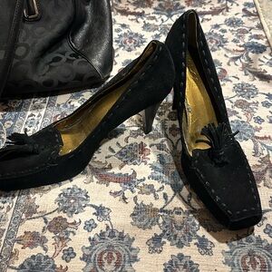 Elegant Black Tassel Loafers